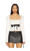 Stone Cold Fox X Revolve Lucky Top In Ivory