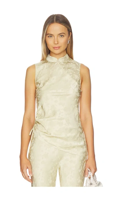 Stone Cold Fox X Revolve Melfi Top In White