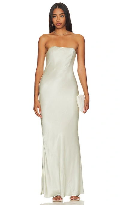Stone Cold Fox X Revolve Mikayla Gown In Sage