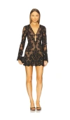 Stone Cold Fox X Revolve Parker Mini Dress In Black