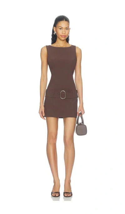 Stone Cold Fox X Revolve Rhea Mini Dress In Brown
