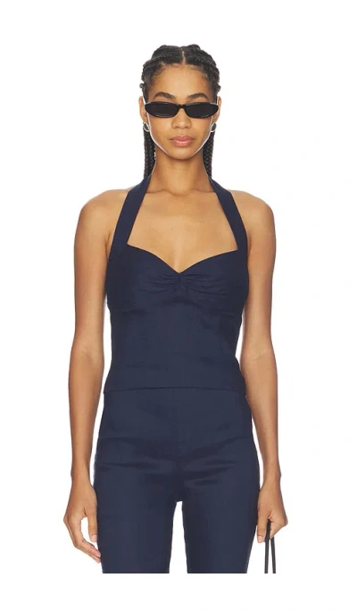 Stone Cold Fox X Revolve Romie Top In Blue