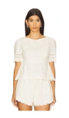 Stone Cold Fox X Revolve Shay Top In White