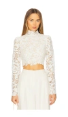 Stone Cold Fox X Revolve Sophia Top In Ivory