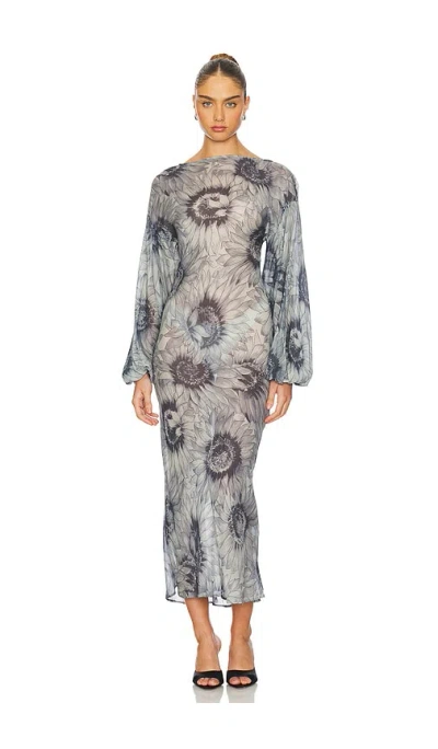 Stone Cold Fox X Revolve Tanya Gown In Sunflower Print