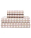Stone Cottage 200 Thread Count Cottage Check Cotton Percale Sheet Set