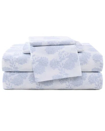 Stone Cottage 200 Thread Count Fairfield Cotton Percale Sheet Set In Blue