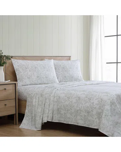 STONE COTTAGE STONE COTTAGE 200 THREAD COUNT HAWLEY FLORAL COTTON PERCALE SHEET SET
