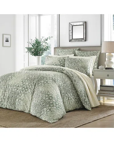 STONE COTTAGE STONE COTTAGE ABINGDON 3PC GREEN COMFORTER SET