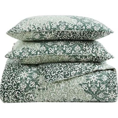 Stone Cottage Abingdon Cotton Sateen Duvet Cover & Sham Set In Green