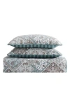 Stone Cottage Arell Reversible Quilt & Sham Set In Blue