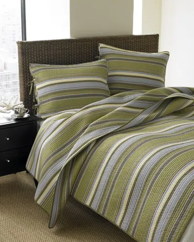STONE COTTAGE STONE COTTAGE CLASSIC STRIPE COTTON QUILT SET