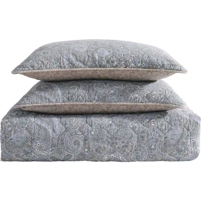 Stone Cottage Emilia Reversible Quilt & Sham Set In Blue