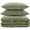 Stone Cottage Emilia Reversible Quilt & Sham Set In Green