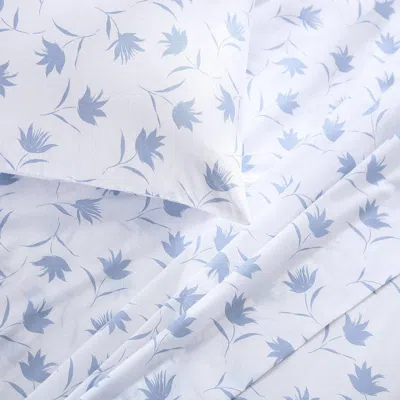 Stone Cottage Floral Breeze 200 Thread Count Cotton Percale Sheet Set In White