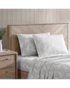Stone Cottage Foliage 100% Cotton Percale Sheet Set In Brown