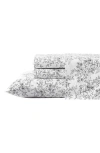 Stone Cottage Hawley Floral Print 200 Thread Count Cotton Percale Sheet Set In White