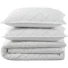 Stone Cottage Mosaic 180 Thread Count Duvet & Sham Set In White