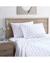 Stone Cottage Sketchy Ditsy 100% Cotton Percale Sheet Set In Green