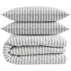 Stone Cottage Willow Way Ticking Stripe Quilt & Sham Set In Gray