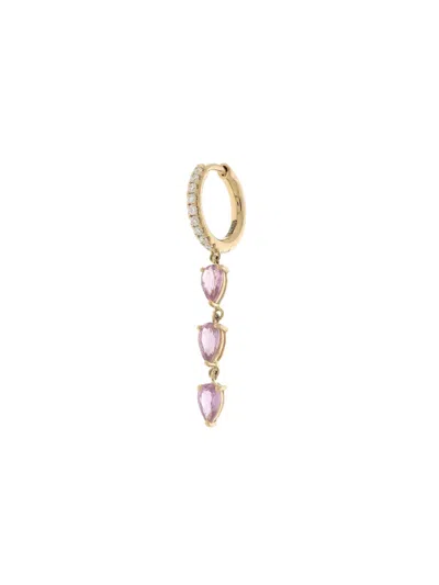 Stone Fine Jewelry 18k Yellow Gold Sapphire Earring