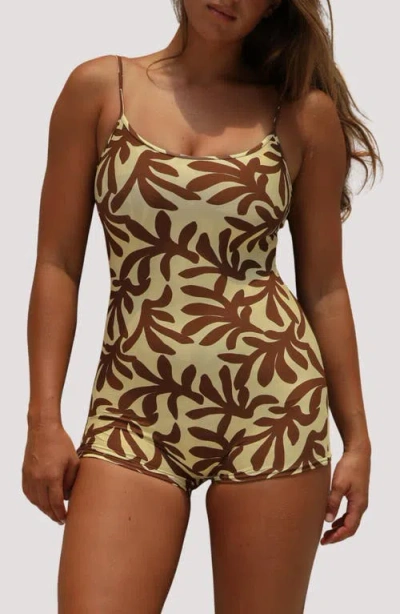 Stone Fox Bobby Print One-piece Swimsuti In Multi