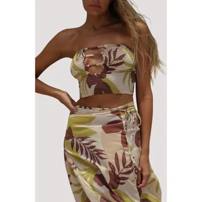 Stone Fox Coco Tube Top In Brown