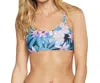 Stone Fox Swim Big Island Bralette Bikini Top In Sfs Wonderland In Multi