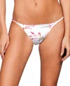 Stone Fox Swim Brazilian Bikini Bottom In Sfs Petit Isle In White