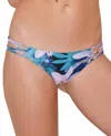STONE FOX SWIM GYPSY BRAIDED CHEEKY BIKINI BOTTOM IN SFS WONDERLAND