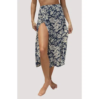 Stone Fox Swim Holiday Wrap Cover-up Skirt In Multi