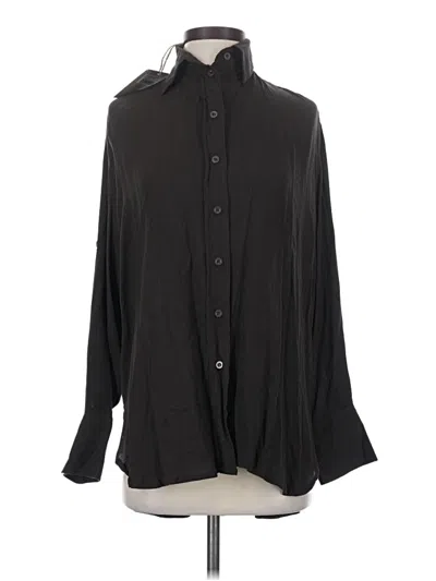 Stone Fox Swim Long Sleeve Blouse In Black