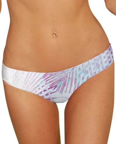 Stone Fox Swim Malibu Moderate Bikini Bottom In Sfs Lucid Dream In Multi