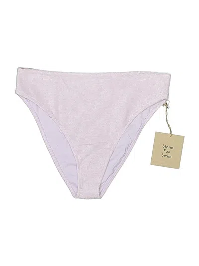 Pre-owned Stone Fox Swim Swimsuit Bottoms In Purple
