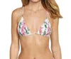 Stone Fox Swim Triangle Bikini Top In Sfs Lei Stand In Multi
