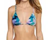Stone Fox Swim Triangle Bikini Top In Sfs Wonderland In Multi