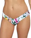 Stone Fox Swim Tucker Thong Bikini Bottom In Sfs Lei Stand In Multi