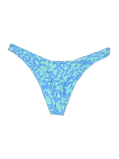 Pre-owned Stone Fox Swimsuit Bottoms In Blue