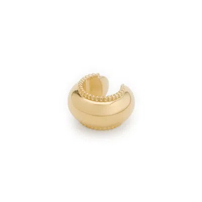 Stone Fruit Women's Disc Ear Cuff - Gold
