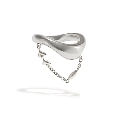 Stone Fruit Women's Tidal Ring - Silver