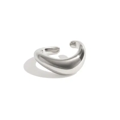 Stone Fruit Women's Wave Toe Ring - Silver