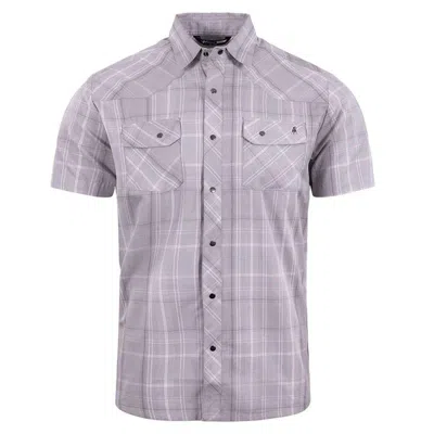 Stone Glacier Men's  Breaks Snap Button Up Shirt In Gray