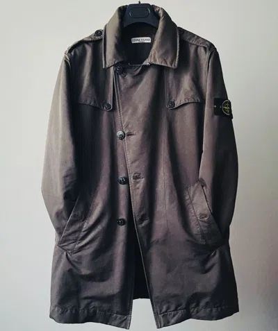 Pre-owned Stone Island - David Ovd Coat In Brown