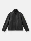 Stone Island Coach Jacket With Padded Lining And Snap Pockets