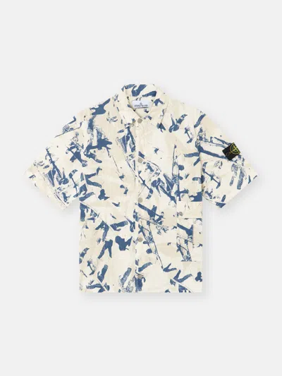 Stone Island 1100012 Scan Camo On Stretch Ripstop-ovd In Multicolor