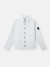 Stone Island Regular Fit Corduroy Overshirt In Sky Blue