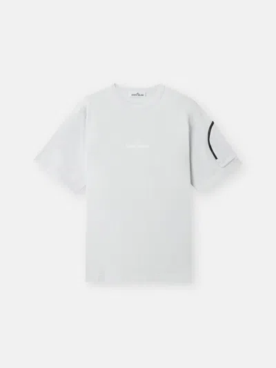 Stone Island 2100004 Combed Organic Cotton Jersey In Beige