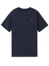 Stone Island Short-sleeve T-shirt In Cotton Jersey Crepe. In Blue