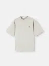 Stone Island 2100025 Combed Organic Cotton Jersey T-shirt In Gray