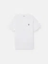 Stone Island Embroidered Cotton Jersey T-shirt In White